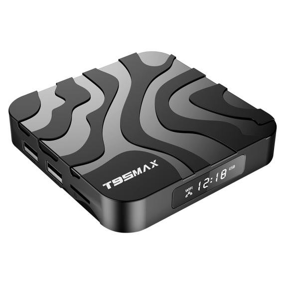 T95 MAX TV BOX Android 12 Allwinner H618 4GB RAM 64GB ROM EU