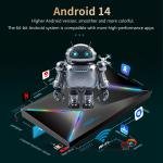 R69 Plus Android 14 TV-Box 2GB+16GB EU-Stecker