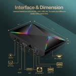 R69 Plus Android 14 TV-Box 4GB+32GB EU-Stecker